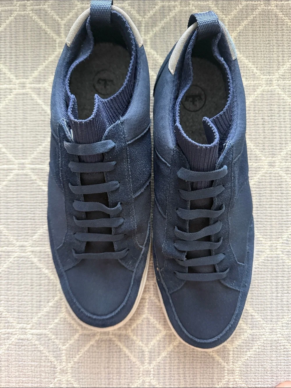 Peter Millar Navy Low-Top Casual Sneakers